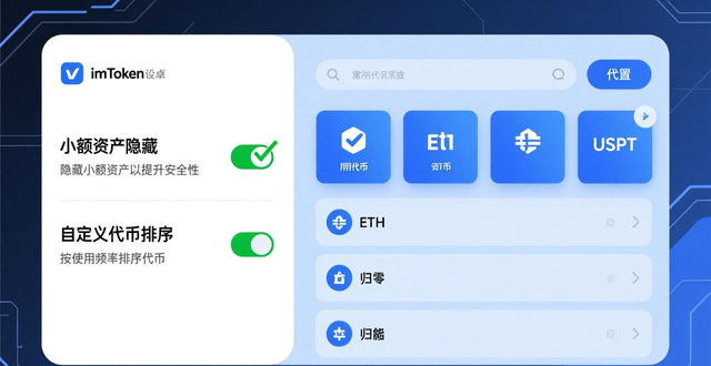 imToken安卓版资产管理技巧 用好观察钱包与代币排序功能