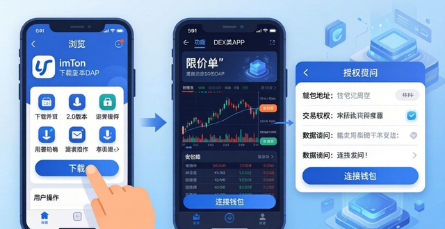 如何通过imToken下载2.0版连接DApp设置自动交易