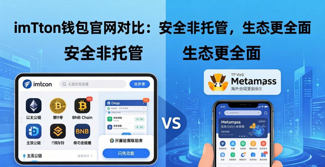 imToken钱包官网对比：安全非托管，生态更全面